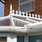 White conservatory roof