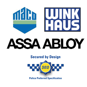 Secure windows, doors and locks, accredited to secured by design